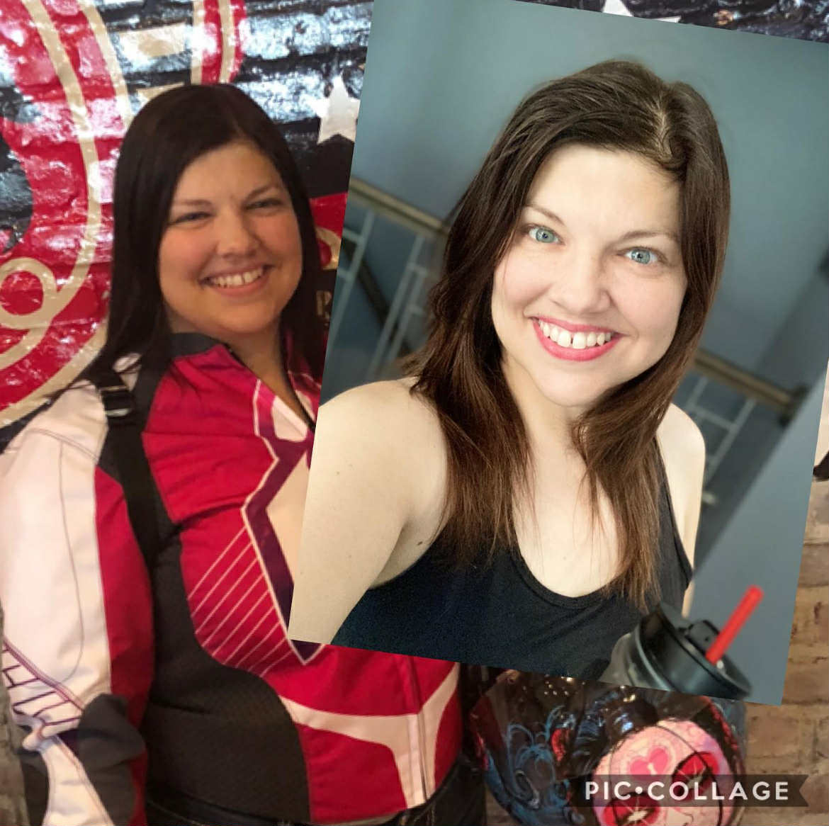 Angela before-and-after collage