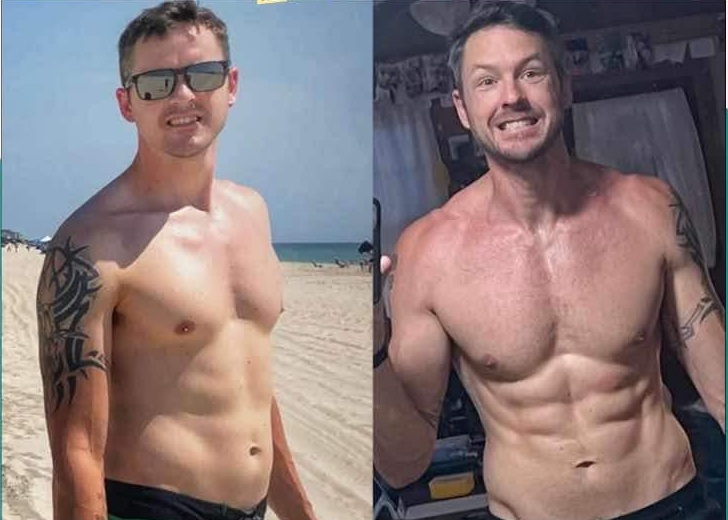 Before-and-after transformation example